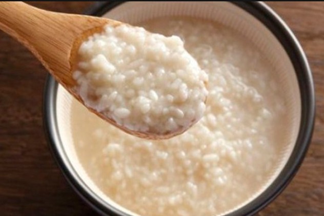 отварной рис для рисовой маски для дица